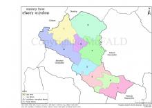 Raksirang Rural Municipality Ward Map